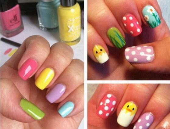 Colorful-Nail-Art-Design-for-Kids-In-Spring-Copy