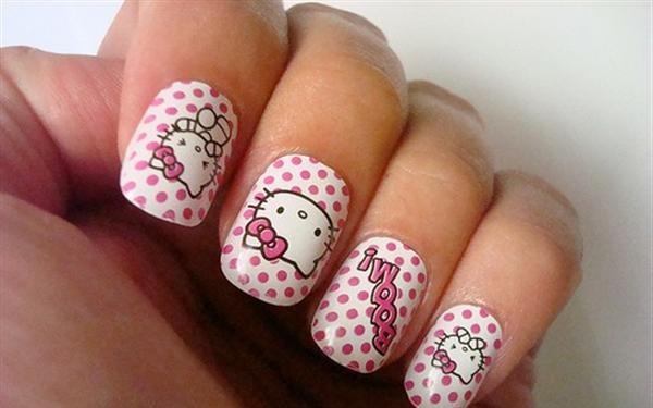 Cute-And-Attractive-Hello-Kitty-Nail-Art-Designs-And-Stickers-11-Copy