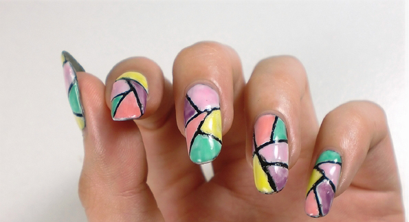 Stained-Glass-Nail-Art