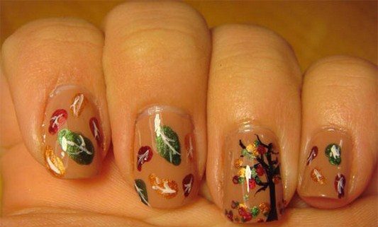 Latest-Autumn-Nail-Art-Designs-Trends-Fashion-For-Girls-2013-2014-5-Copy