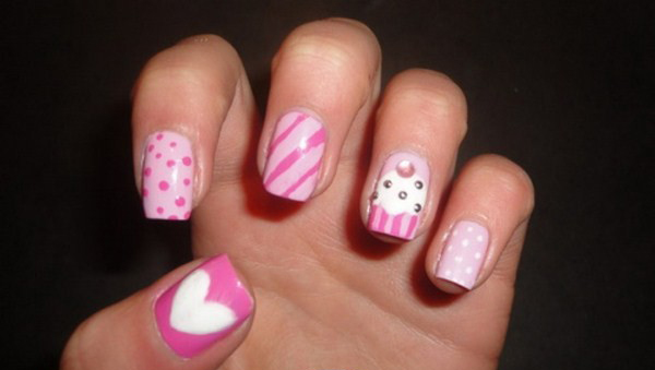 different-Pink-Nail-Designs-Ideas-2014-Copy