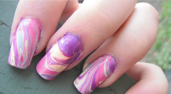 marble-splendid-purple-and-pink-combination-marbel-nail-art-design-idea-marble-nail-design-Copy