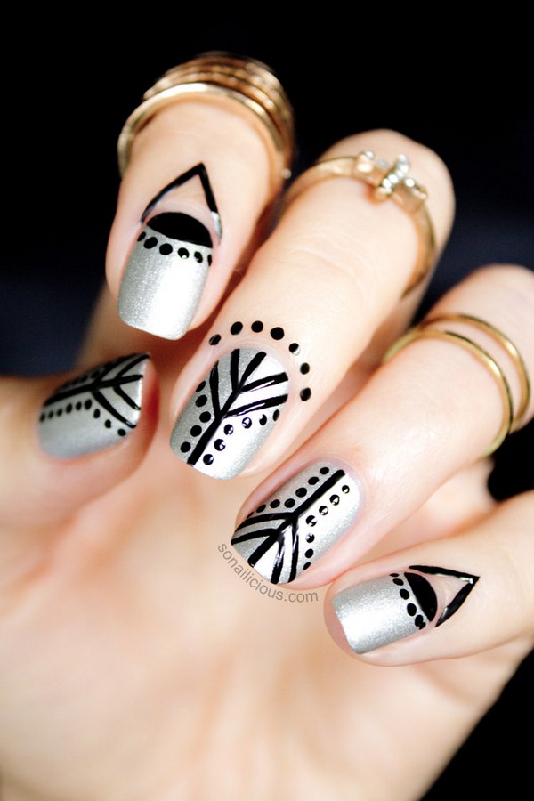 silver-and-black-nails-cuticle-nail-art-1 (Copy)