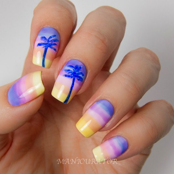OPI-Sheer-Tints-Summer-Nail-Art-Gradient-Palm-Tree004 (Copy)