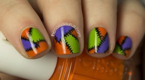 Mẫu Nail Chắp Vá Cho Mùa Halloween