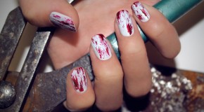 Vẽ Nail Halloween Với Cọ Vẽ Khô