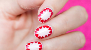 Nghệ Thuật Nail Valentine Đơn Giản