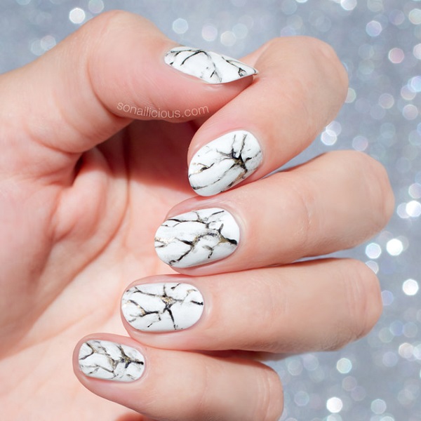 marble-nail-art-white-marble-nails