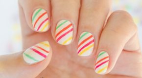 Nail Kẹo Cầu Vồng Cho Cô Nàng Thích Nhí Nhố