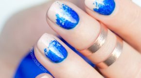 Hướng Dẫn Vẽ Nail Gradient Bằng Giấy Foil Trang Trí