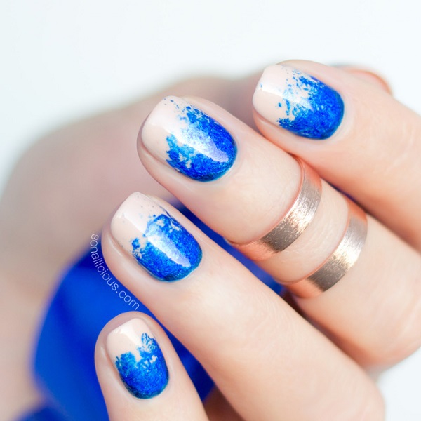 nail-foil-blue-foil-oil-slick-nails