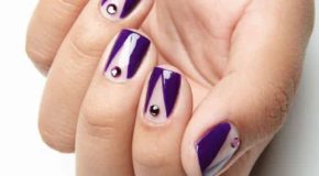 Nail Tím Đơn Giản Cho Người Mới Học Nail