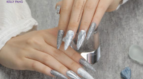 Sang chảnh mẫu nail đẹp màu bạc | KellyPang Nail Fashion