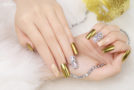 Những mẫu nail đẹp tráng gương vàng gold sang trọng – P2 | KellyPang