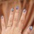 Vẽ nail dải ngân hà lấp lánh
