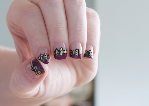 Bow-Nail-Manicure