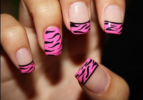 pink-zebra-nails